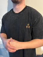 3 coffee bean acid black t shirt 