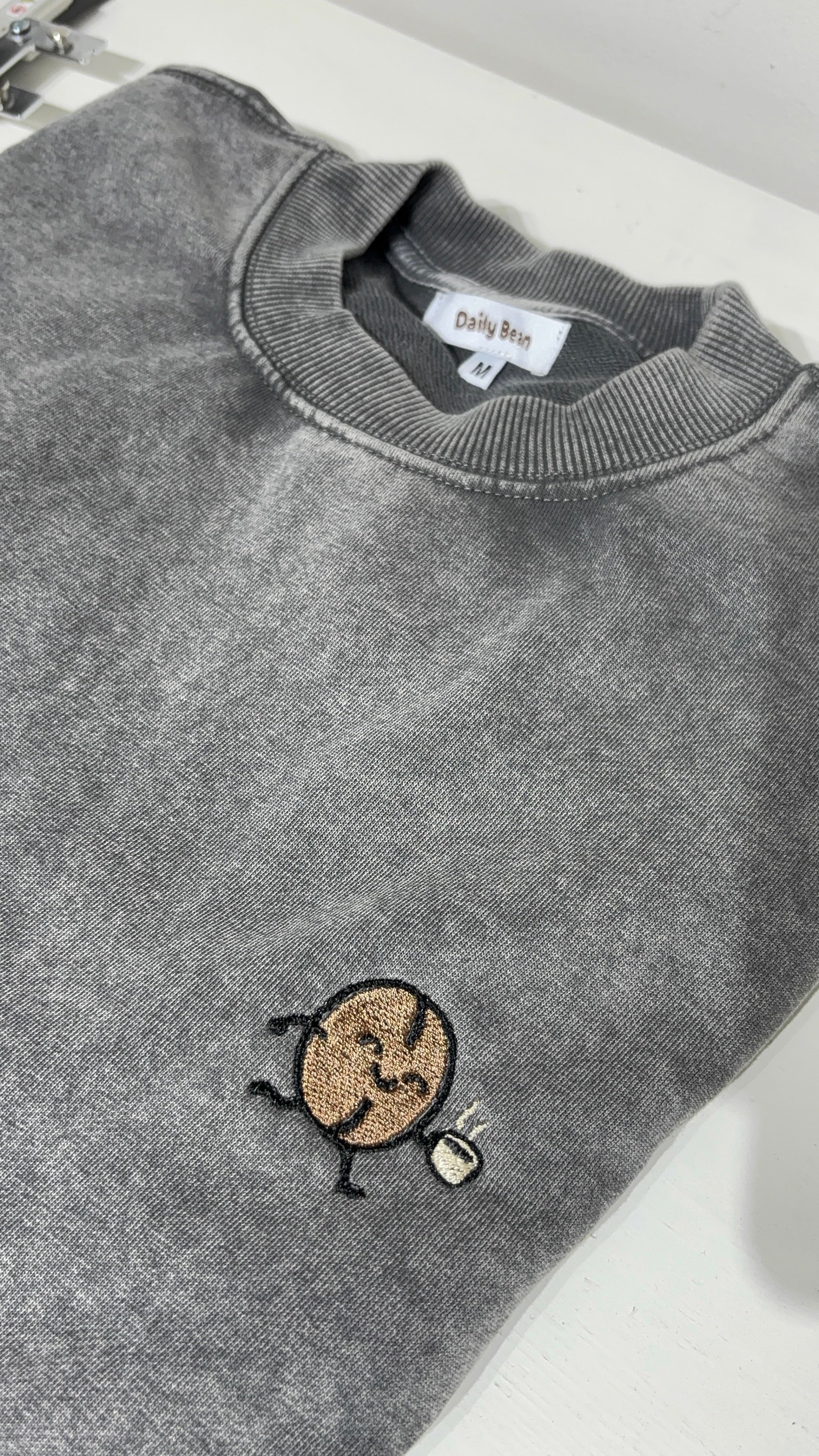 On a coffee run sweatshirt
