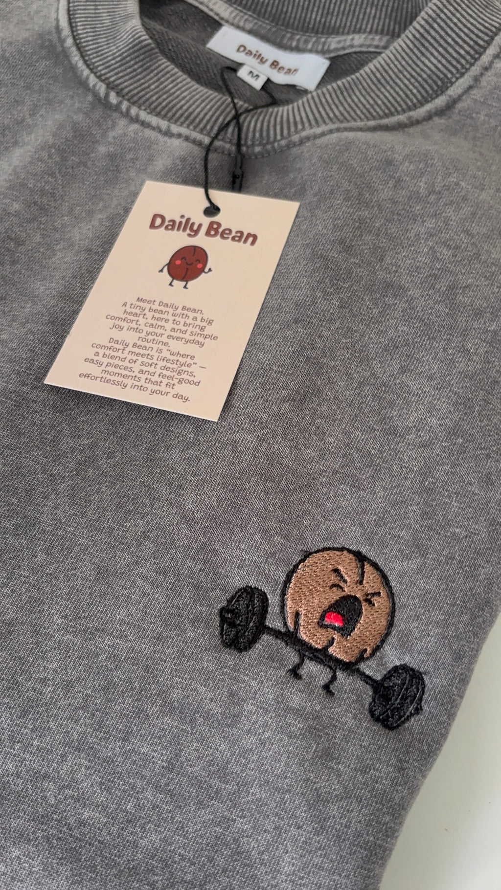 The Gym Bean Acid Oversized Sweatshirt