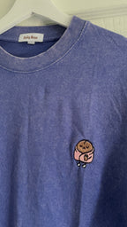 The Chill Bean – Cozy Blanket Bean Acid Wash T-shirt