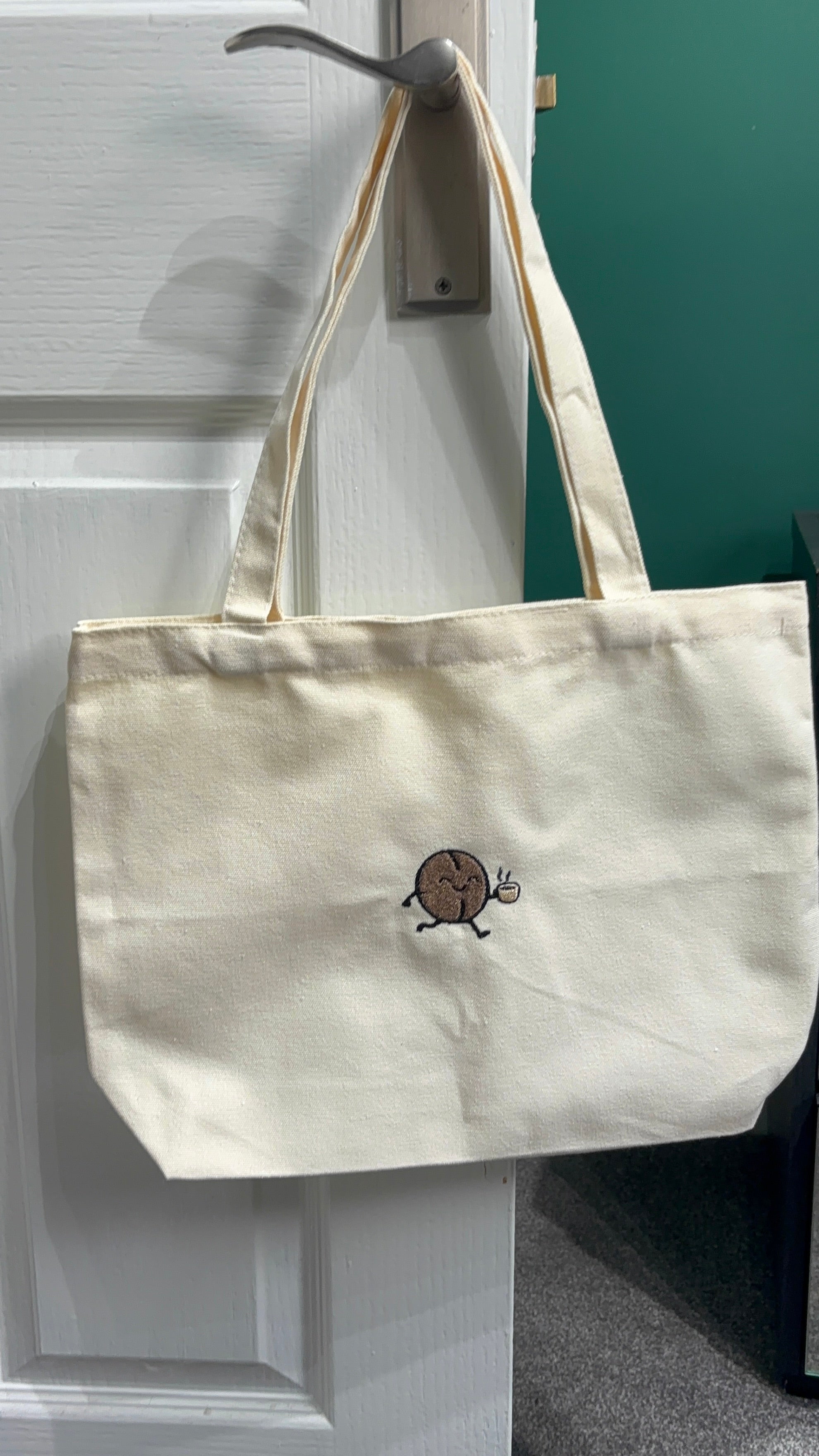 Daily Bean On a Coffee Run Tote Bag
