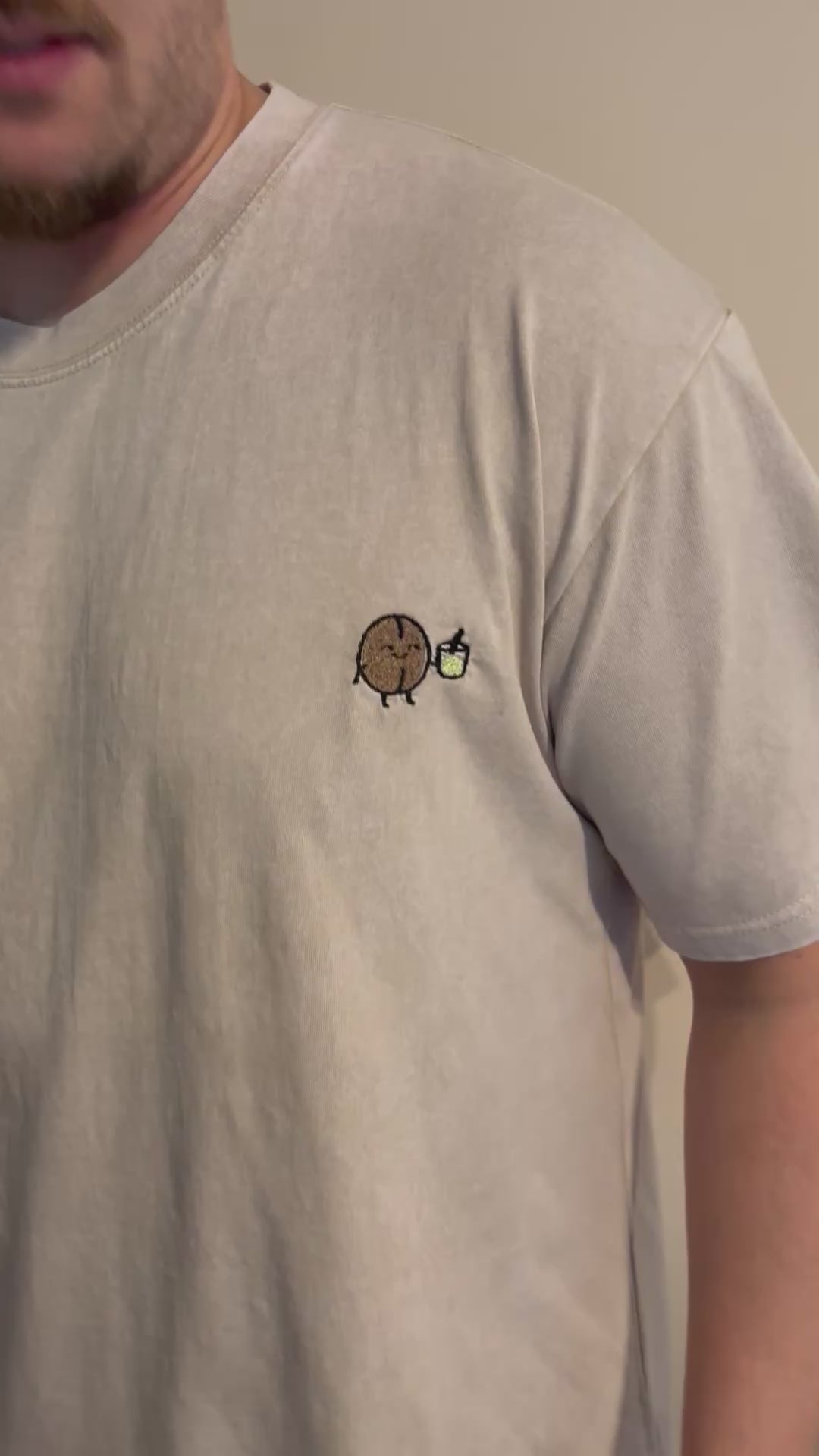 matcha beige t shirt video